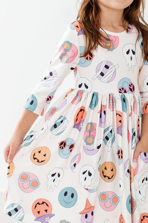 monster-mash-pocket-twirl-dress Mila &  Rose - Sophia's Style-Monster Mash Pocket Twirl Dress-6-12M--1